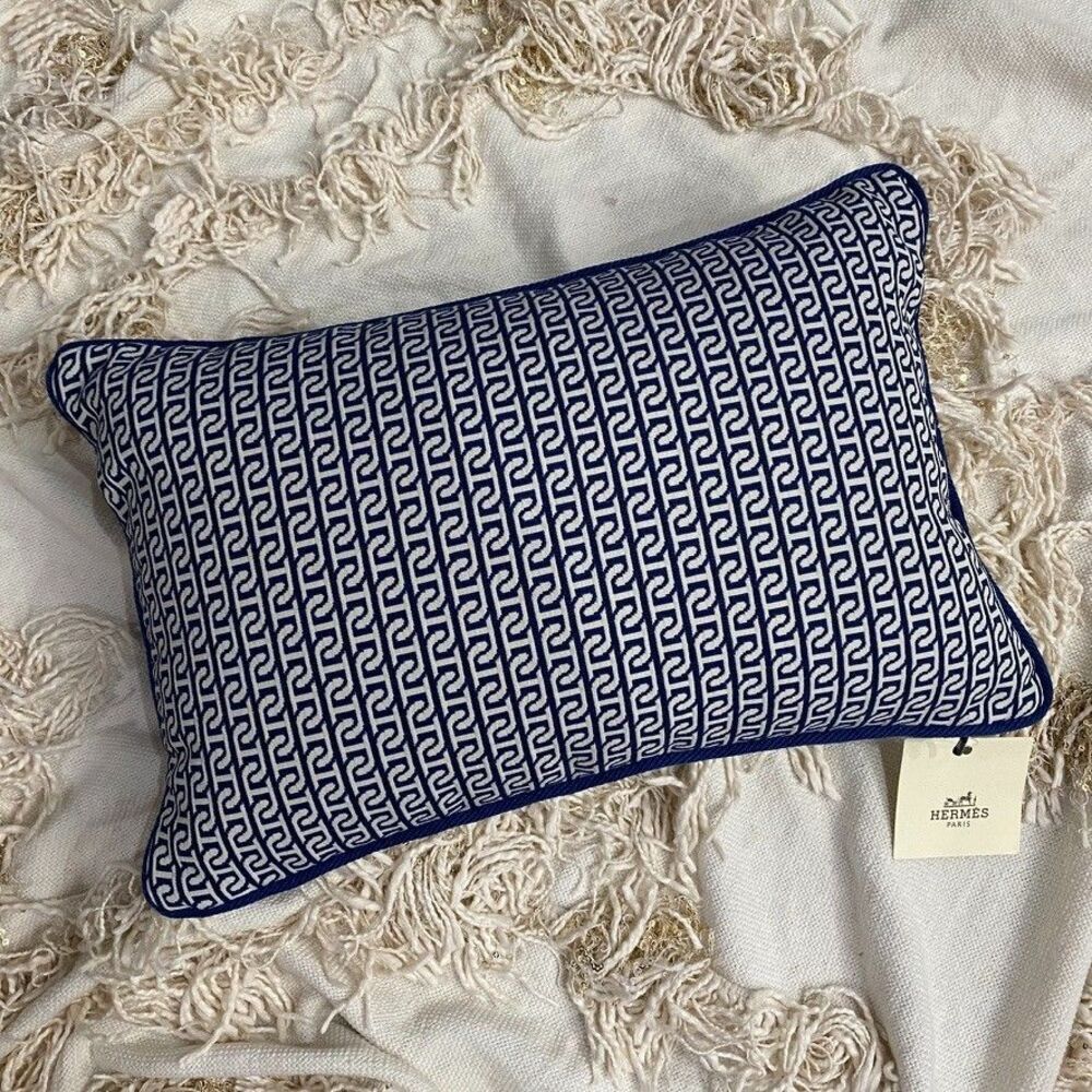 Hermes Mini Circuit Outdoor Cushion PIllow Atlantique Links NEW